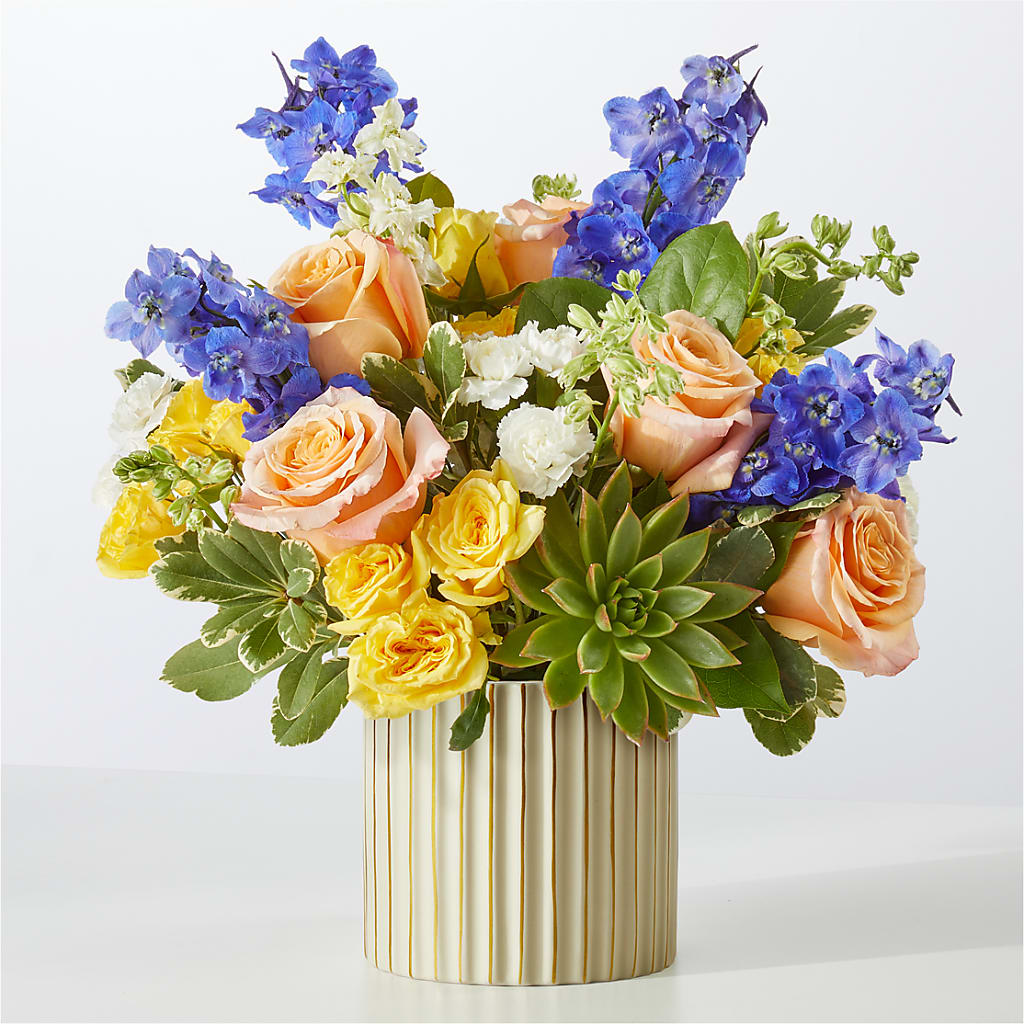 Cobalt Reverie Bouquet – Flowers By Albert, Lowell MA