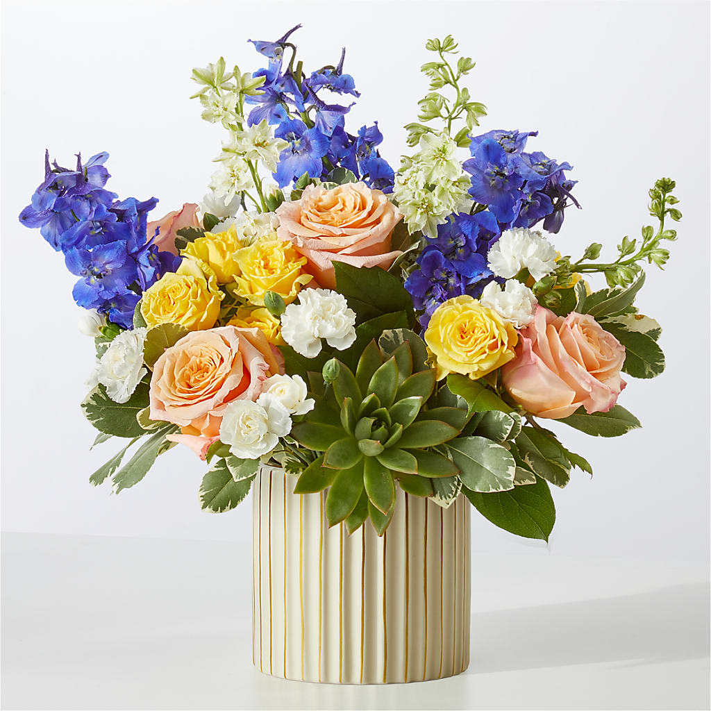 Cobalt Reverie Bouquet – Flowers By Albert, Lowell MA
