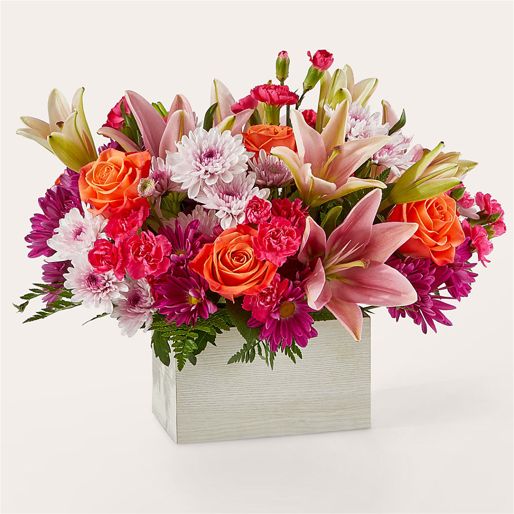 Light of My Life Box Bouquet – Flowers By Albert, Lowell MA