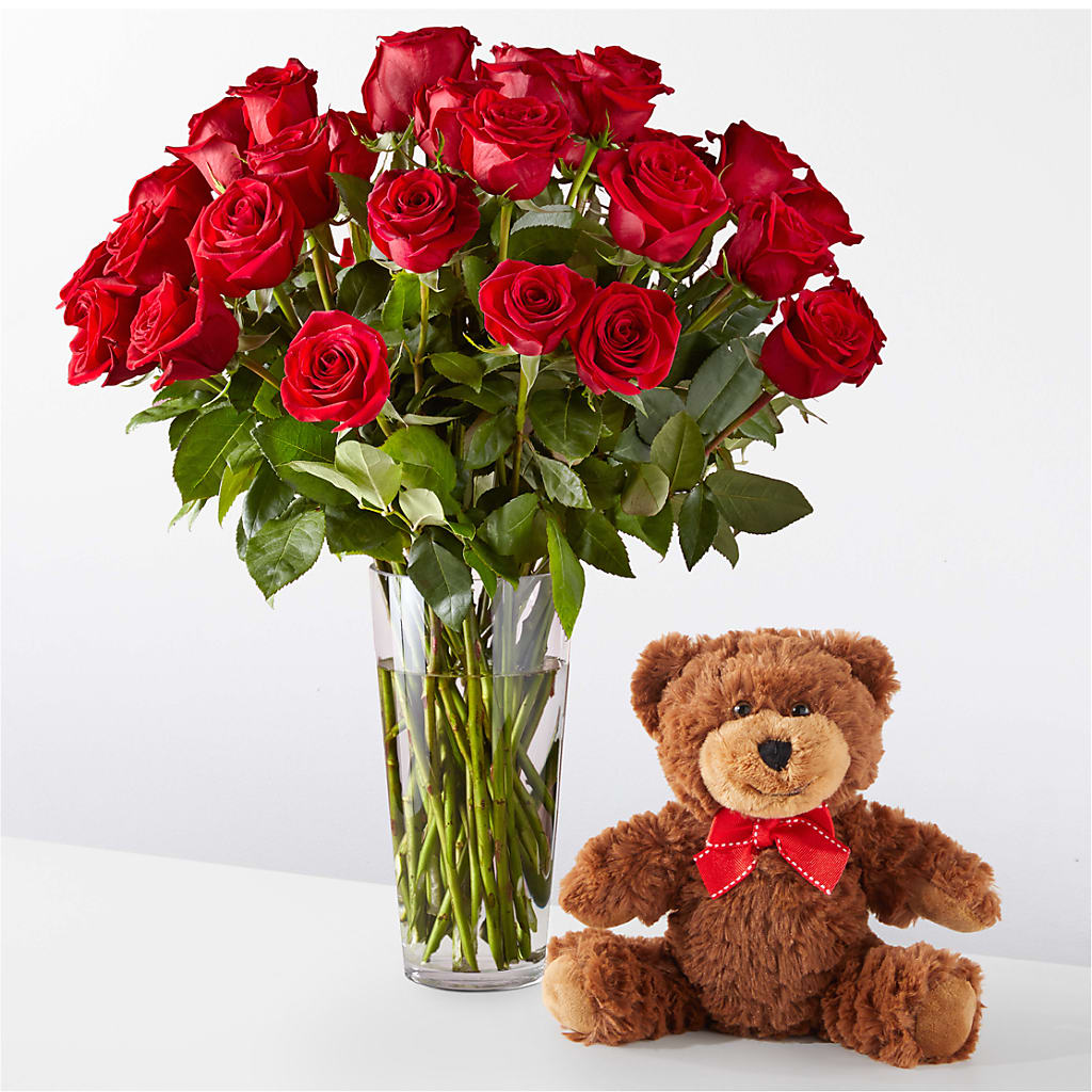 Romantic Long Stem Red Rose Bouquet Bundles – Flowers By Albert, Lowell MA