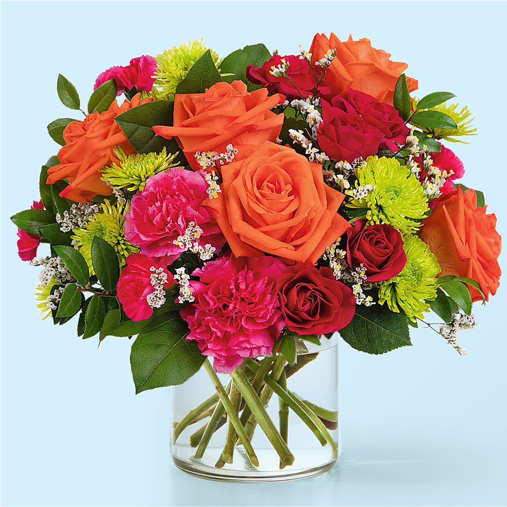 Colorful Carnival Bouquet – Flowers By Albert, Lowell MA
