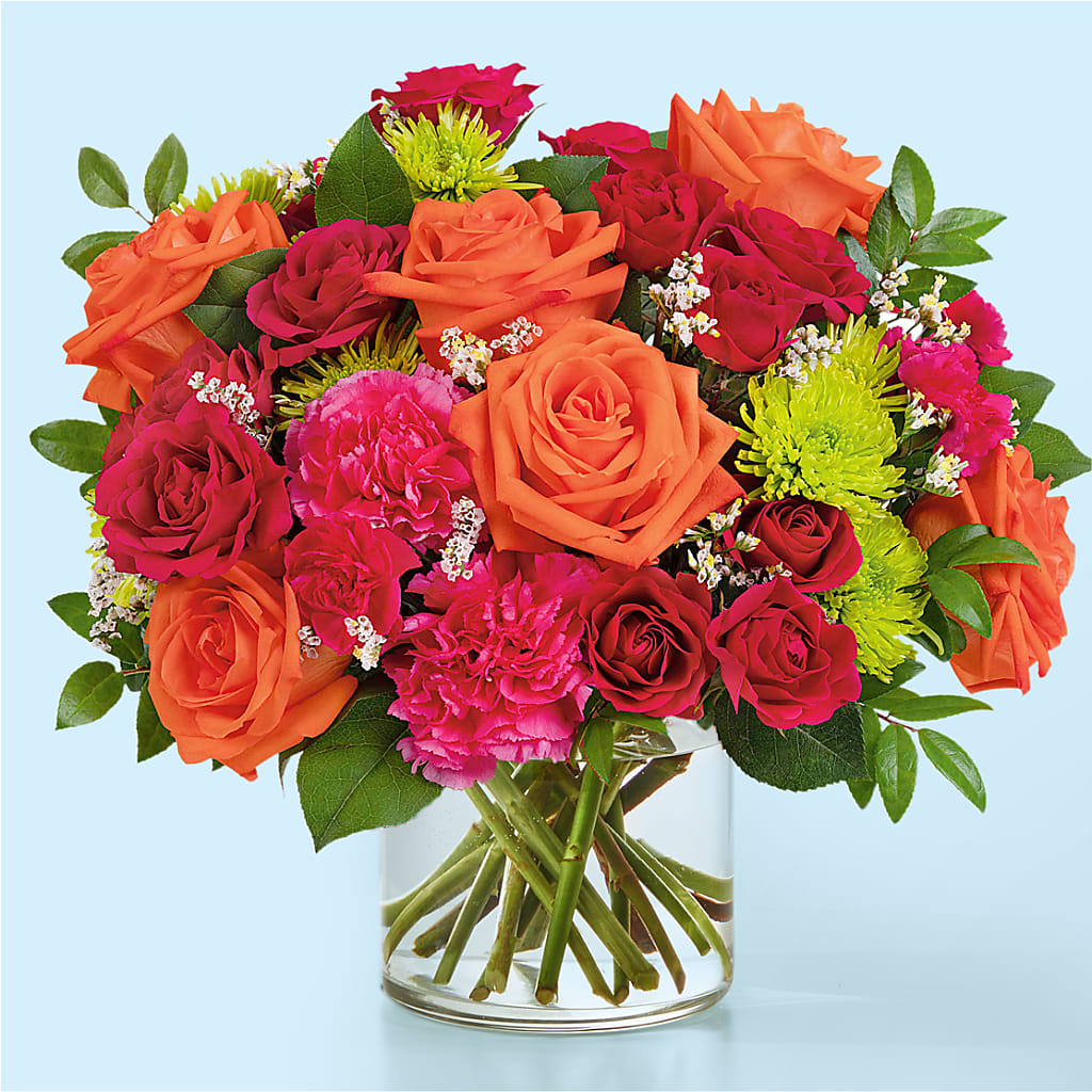 Colorful Carnival Bouquet – Flowers By Albert, Lowell MA
