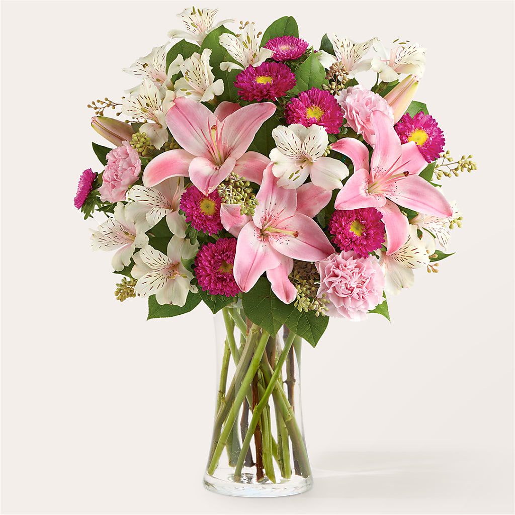 Feeling Fuchsia Bouquet – Flowers By Albert, Lowell MA