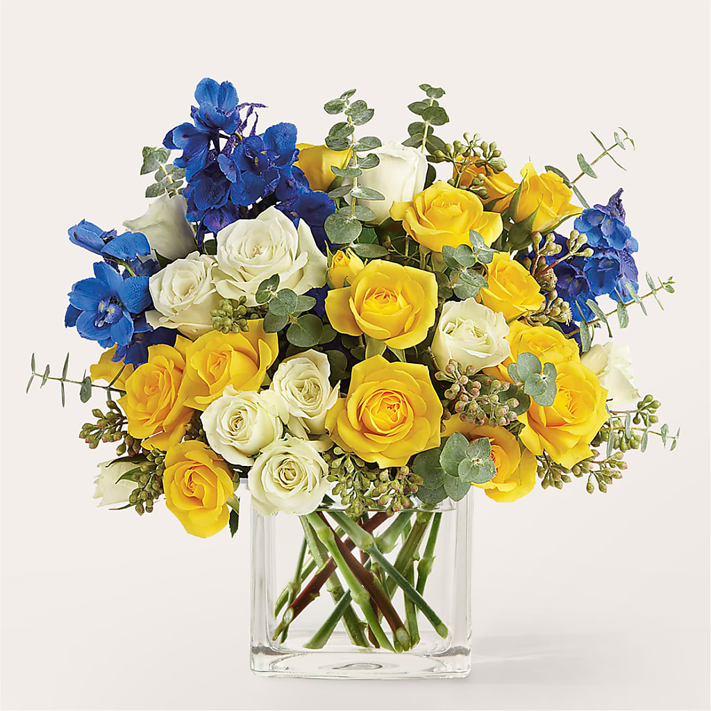 Sparkling Citrine Bouquet – Flowers By Albert, Lowell MA