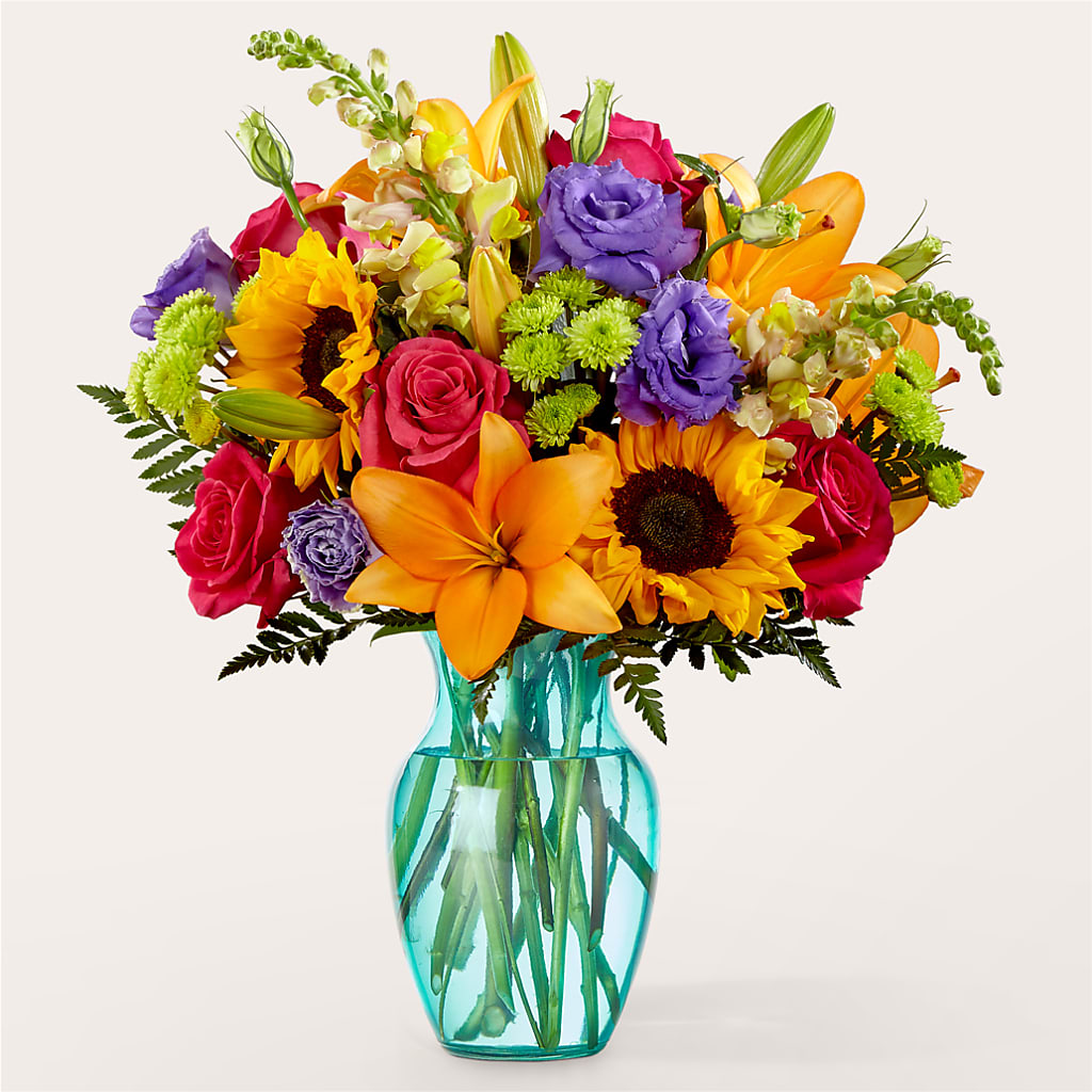 Double Rainbow Bouquet – Flowers By Albert, Lowell MA