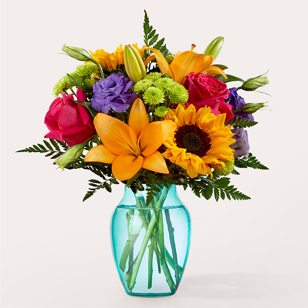 Double Rainbow Bouquet – Flowers By Albert, Lowell MA