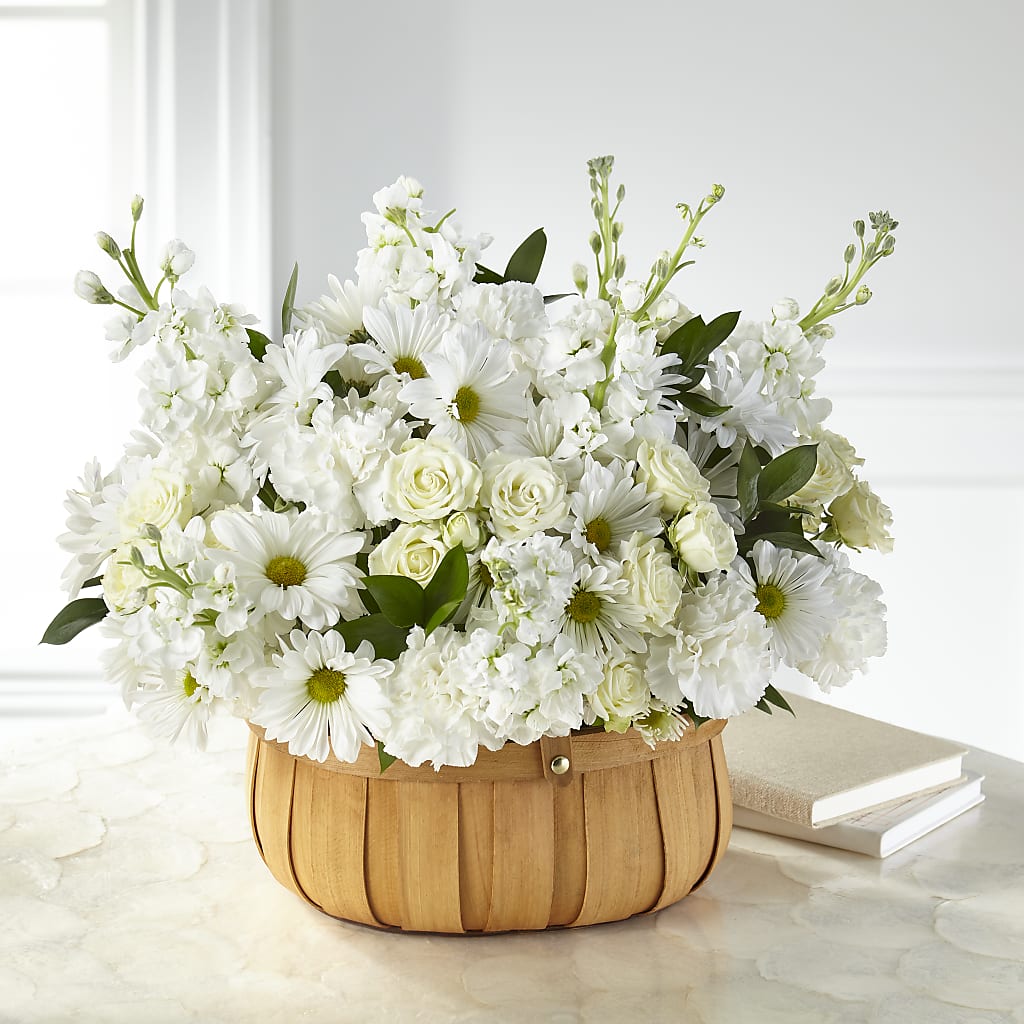 Graceful Garden Basket – Flowers By Albert, Lowell MA