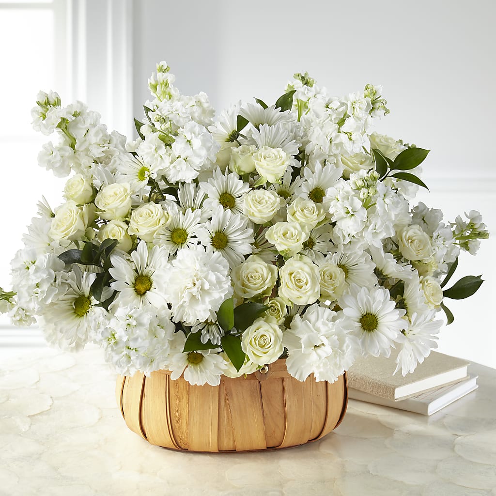 Graceful Garden Basket – Flowers By Albert, Lowell MA