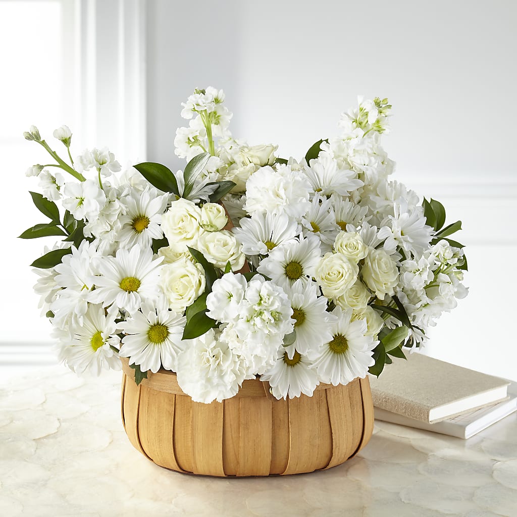 Graceful Garden Basket – Flowers By Albert, Lowell MA