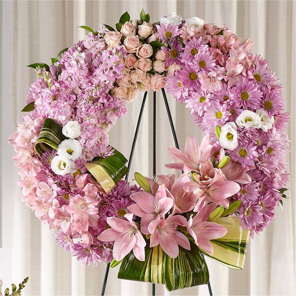 Gift of Warmth Wreath – Flowers By Albert, Lowell MA