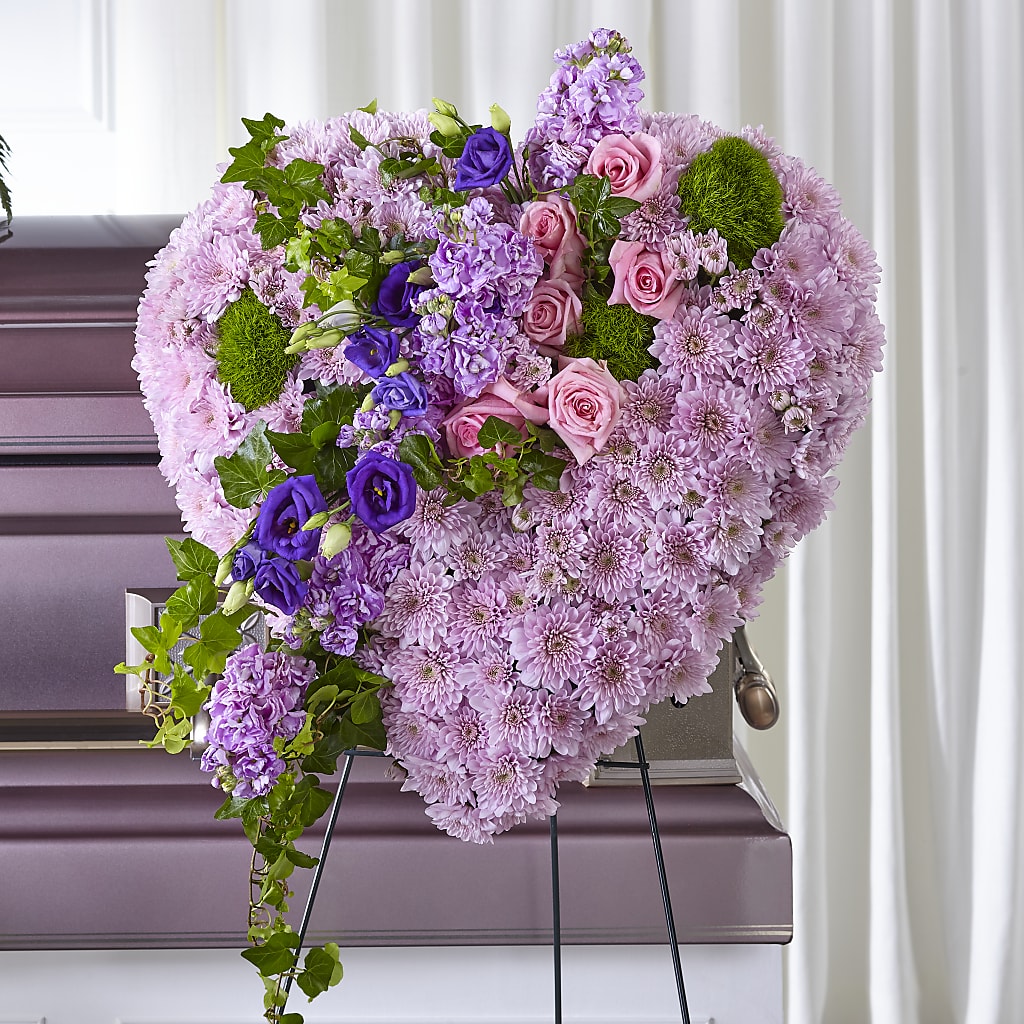 Treasured Love Standing Heart – Flowers By Albert, Lowell MA