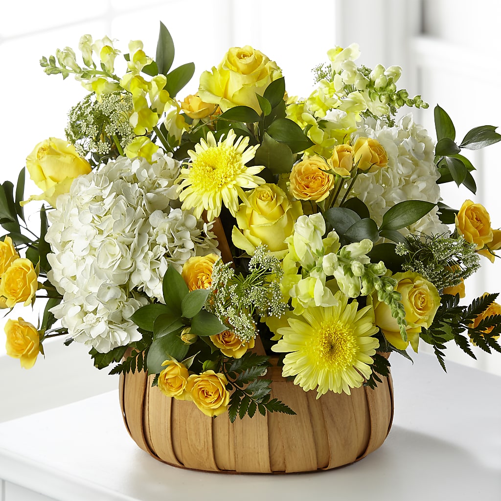 Rustic Remembrance Basket – Flowers By Albert, Lowell MA