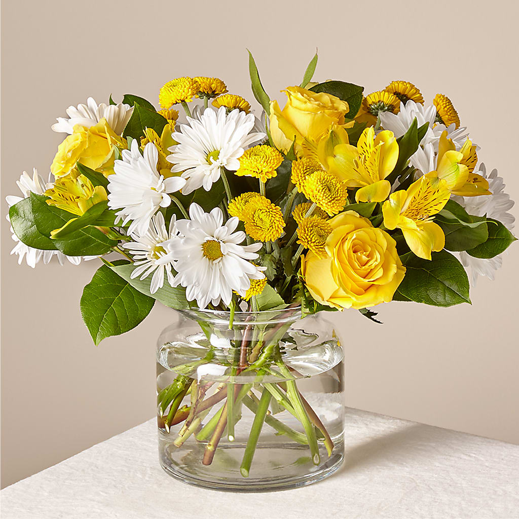 Sunny Sentiments Bouquet – Flowers By Albert, Lowell MA