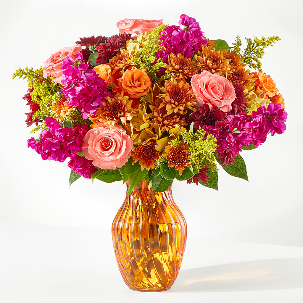 Amber Muse Bouquet – Flowers By Albert, Lowell MA