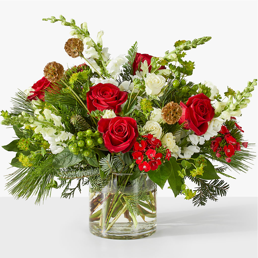 Deck the Halls Bouquet – Flowers By Albert, Lowell MA