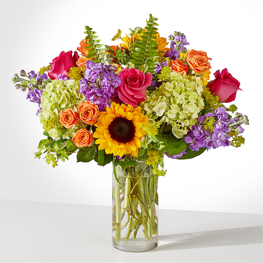 Vibrant Greetings Bouquet – Flowers By Albert, Lowell MA