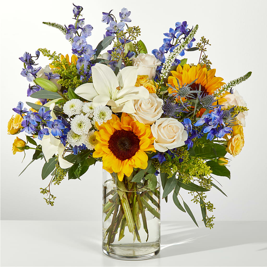 Wonderfully Sunny Bouquet – Flowers By Albert, Lowell MA