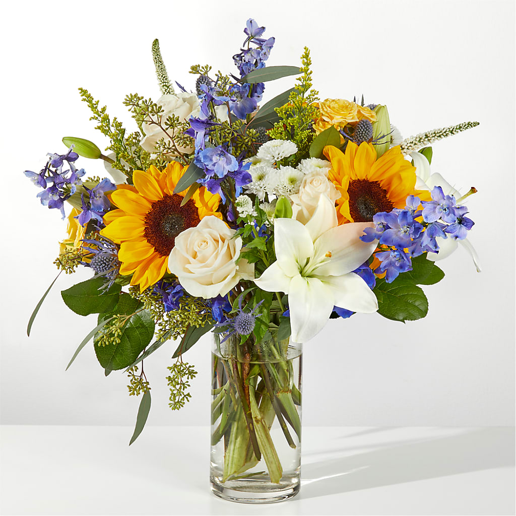 Wonderfully Sunny Bouquet – Flowers By Albert, Lowell MA