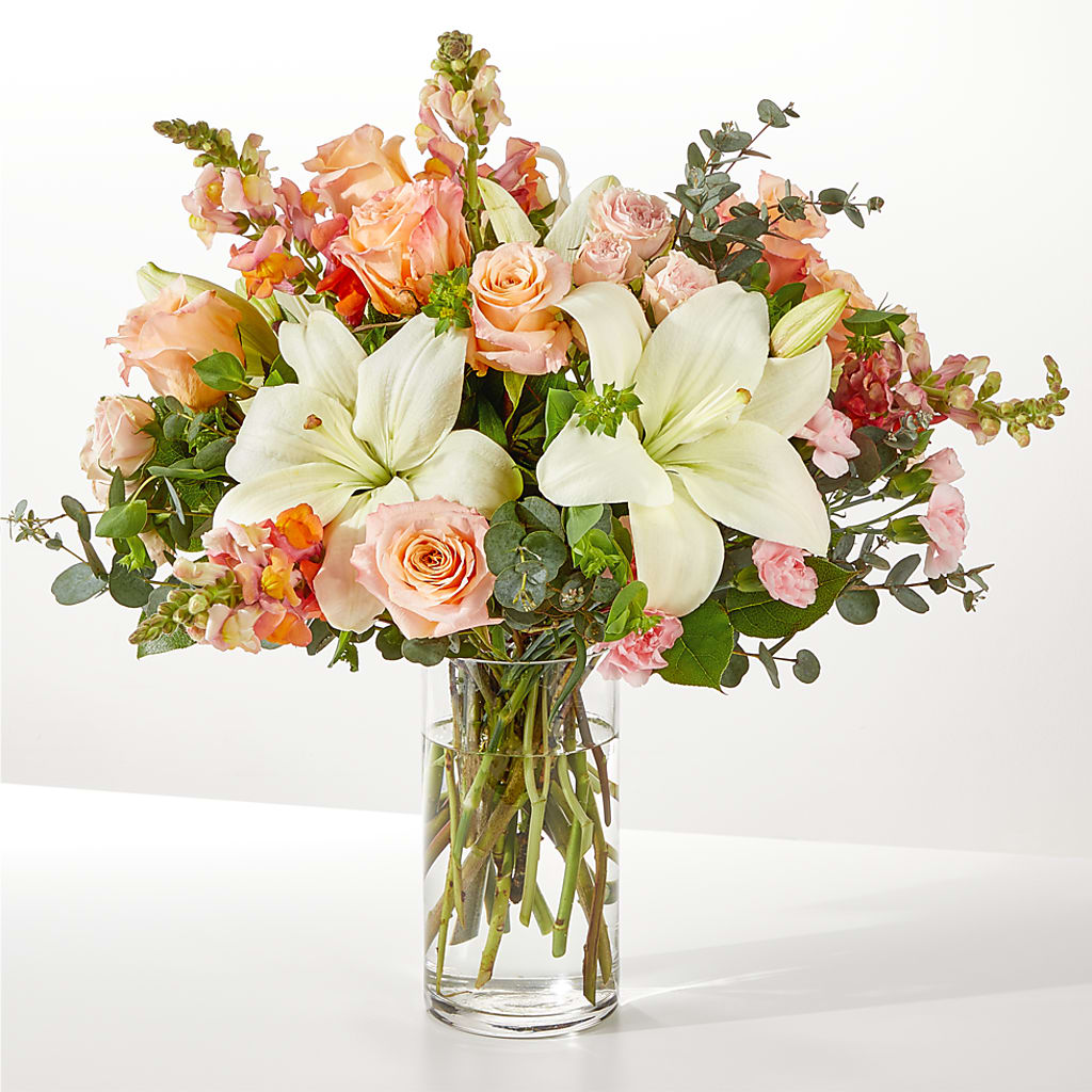 Grapefruit Splash Bouquet – Flowers By Albert, Lowell MA