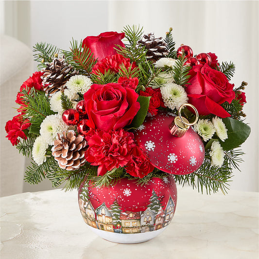 Christmas Carols Ornament –  Flowers By Albert, Lowell MA