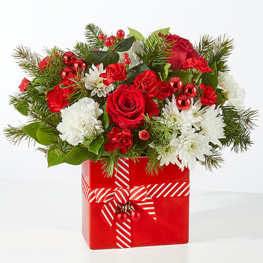 Presents Under the Tree Bouquet –  Flowers By Albert, Lowell MA