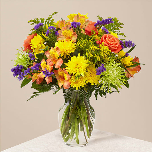 Marmalade Skies Bouquet –  Flowers By Albert, Lowell MA