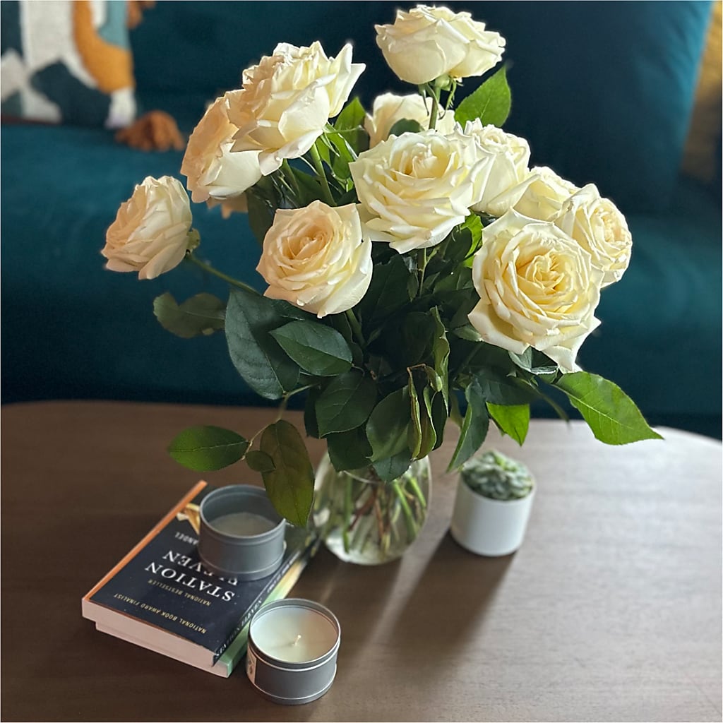 Long Stem Yellow Rose Bouquet –  Flowers By Albert, Lowell MA