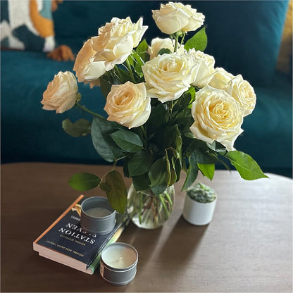 Long Stem Yellow Rose Bouquet –  Flowers By Albert, Lowell MA