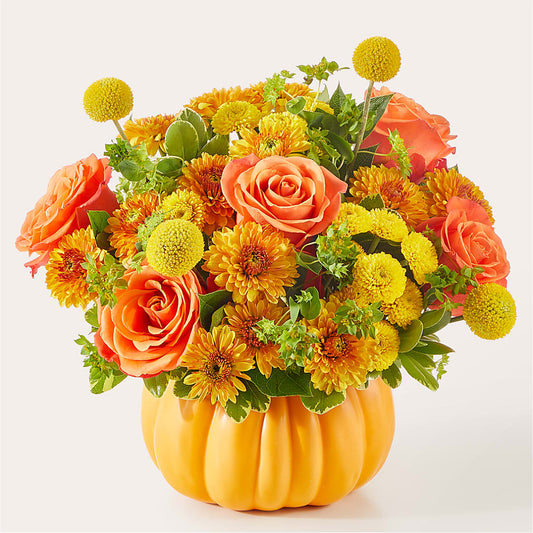 Gourdgeous Pumpkin –  Flowers By Albert, Lowell MA