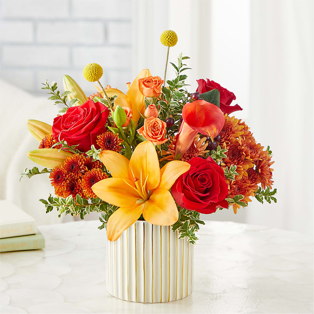 Scarlet Skies Bouquet –  Flowers By Albert, Lowell MA