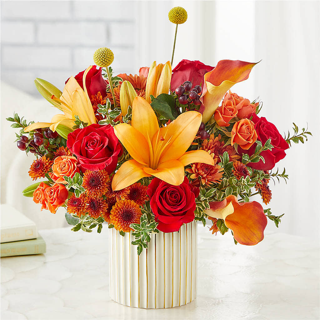 Scarlet Skies Bouquet –  Flowers By Albert, Lowell MA