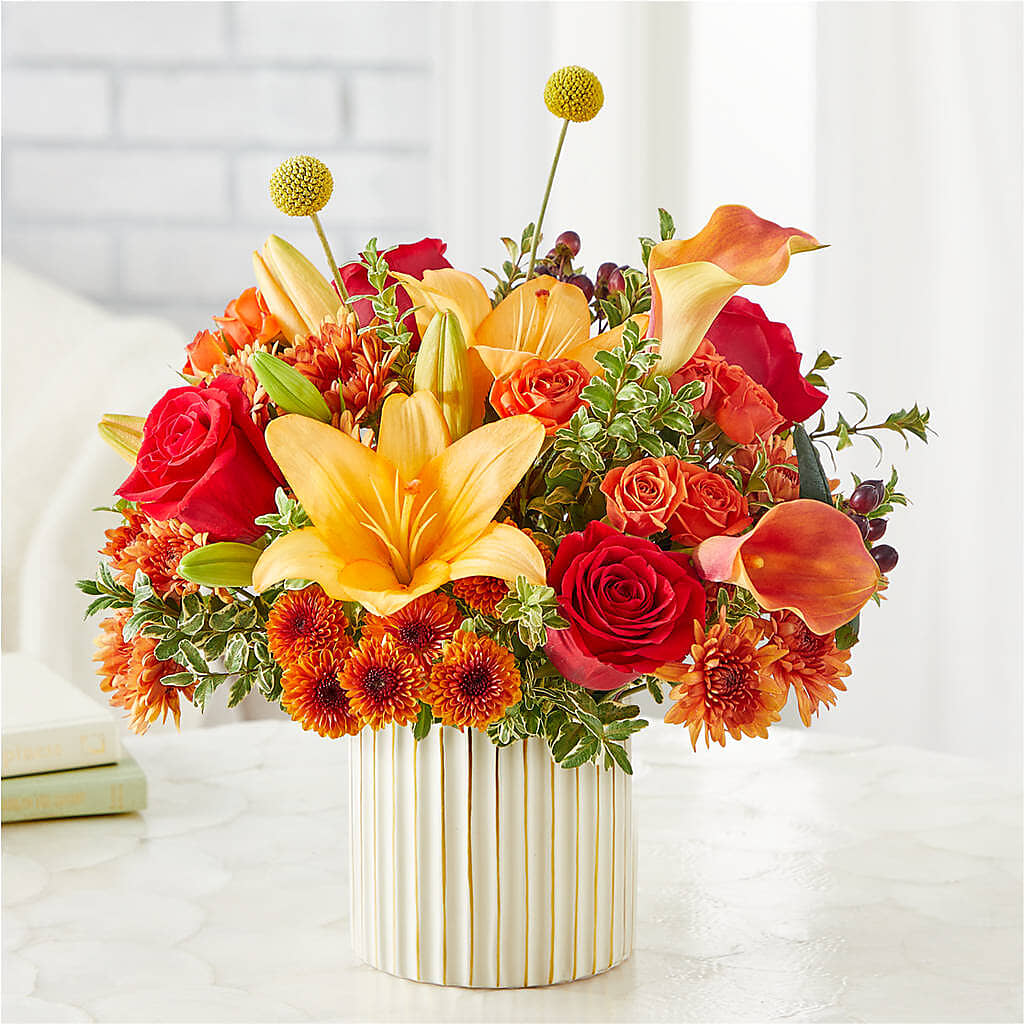 Scarlet Skies Bouquet –  Flowers By Albert, Lowell MA