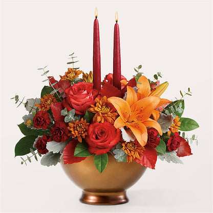 Fruits of Fall Centerpiece –  Flowers By Albert, Lowell MA