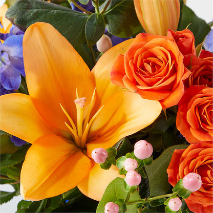 Radiant Citrus Bouquet –  Flowers By Albert, Lowell MA