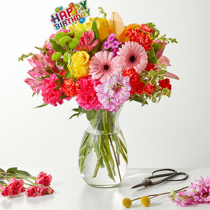 Cue the Confetti - A Florist Original –  Flowers By Albert, Lowell MA