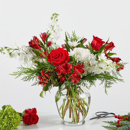 Merry Moment Bouquet – A Florist Original –  Flowers By Albert, Lowell MA