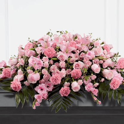 Garden of Comfort Casket Spray (Standard) –  Flowers By Albert, Lowell MA