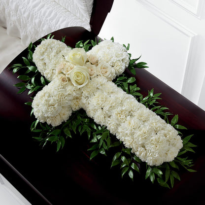 Peaceful Memories Casket Spray (Standard) –  Flowers By Albert, Lowell MA