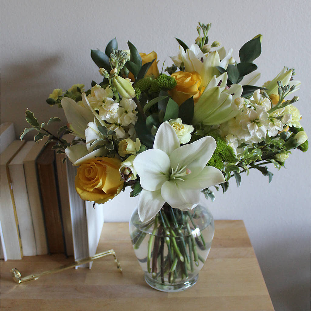 Hope & Serenity Bouquet –  Flowers By Albert, Lowell MA