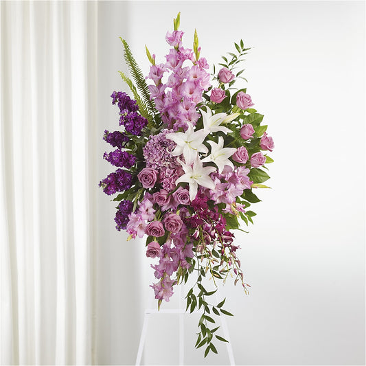 Never Alone Standing Spray –  Flowers By Albert, Lowell MA