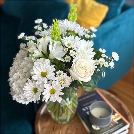 Classic Ivory – A Florist Original –  Flowers By Albert, Lowell MA