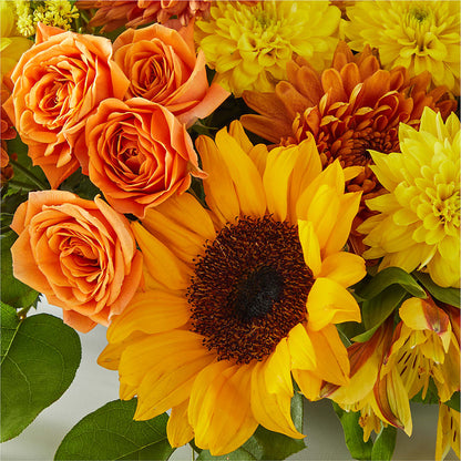 Autumn Harmony Centerpiece –  Flowers By Albert, Lowell MA