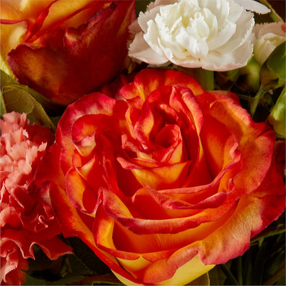 Apricot Glow Bouquet –  Flowers By Albert, Lowell MA