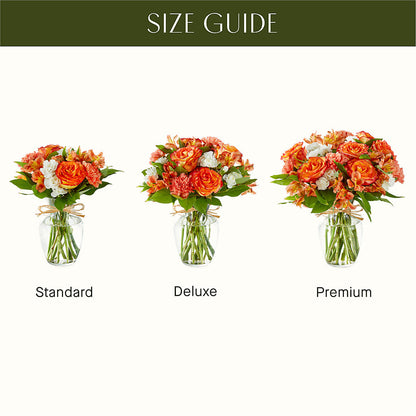Apricot Glow Bouquet –  Flowers By Albert, Lowell MA