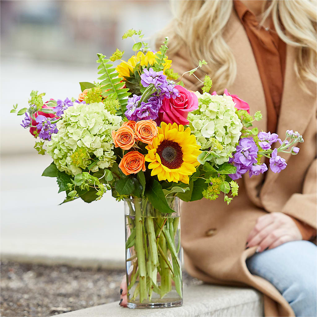 Vibrant Greetings Bouquet –  Flowers By Albert, Lowell MA