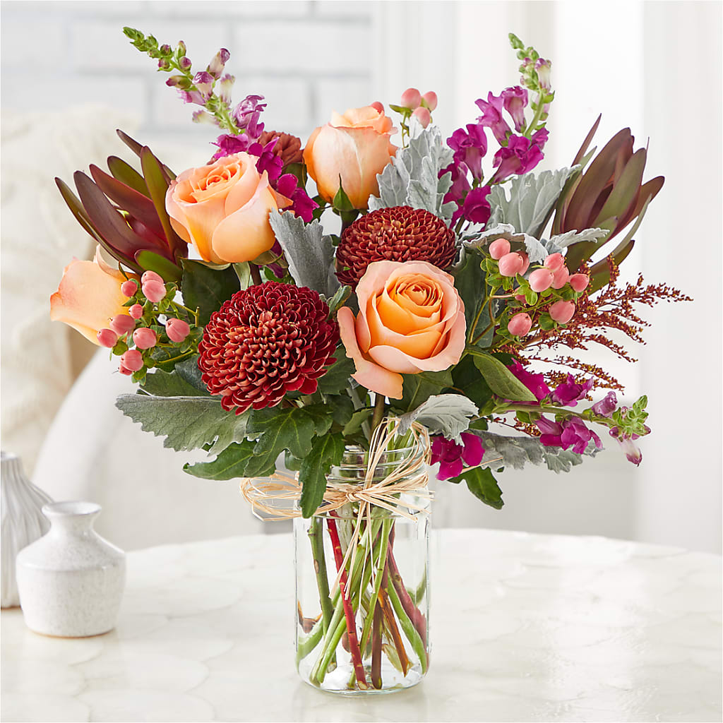 Moody Hues Bouquet –  Flowers By Albert, Lowell MA