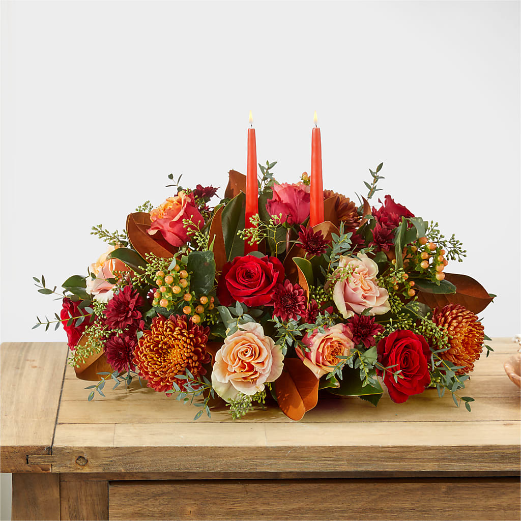 Gather Near Centerpiece –  Flowers By Albert, Lowell MA