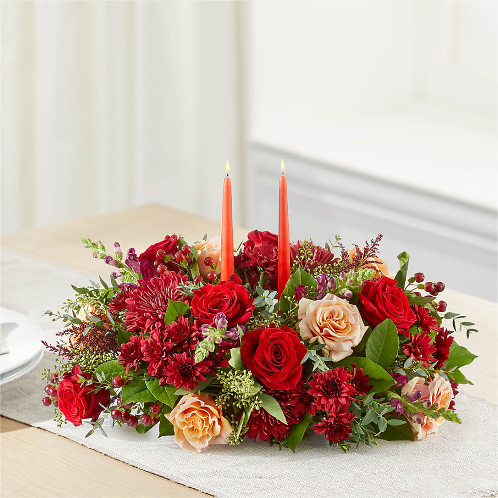 Most Thankful Centerpiece –  Flowers By Albert, Lowell MA