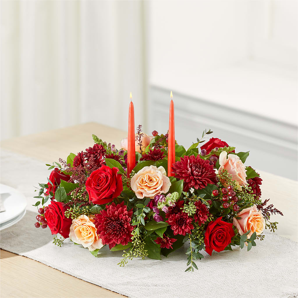 Most Thankful Centerpiece –  Flowers By Albert, Lowell MA