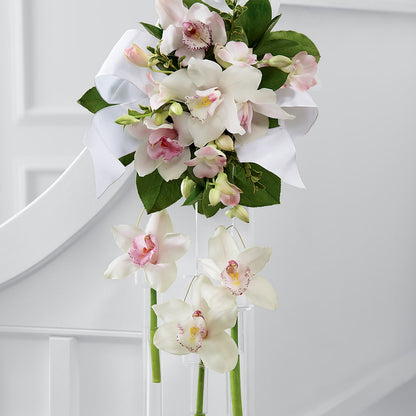 Perfect Entrance Pew Arrangement –  Flowers By Albert, Lowell MA